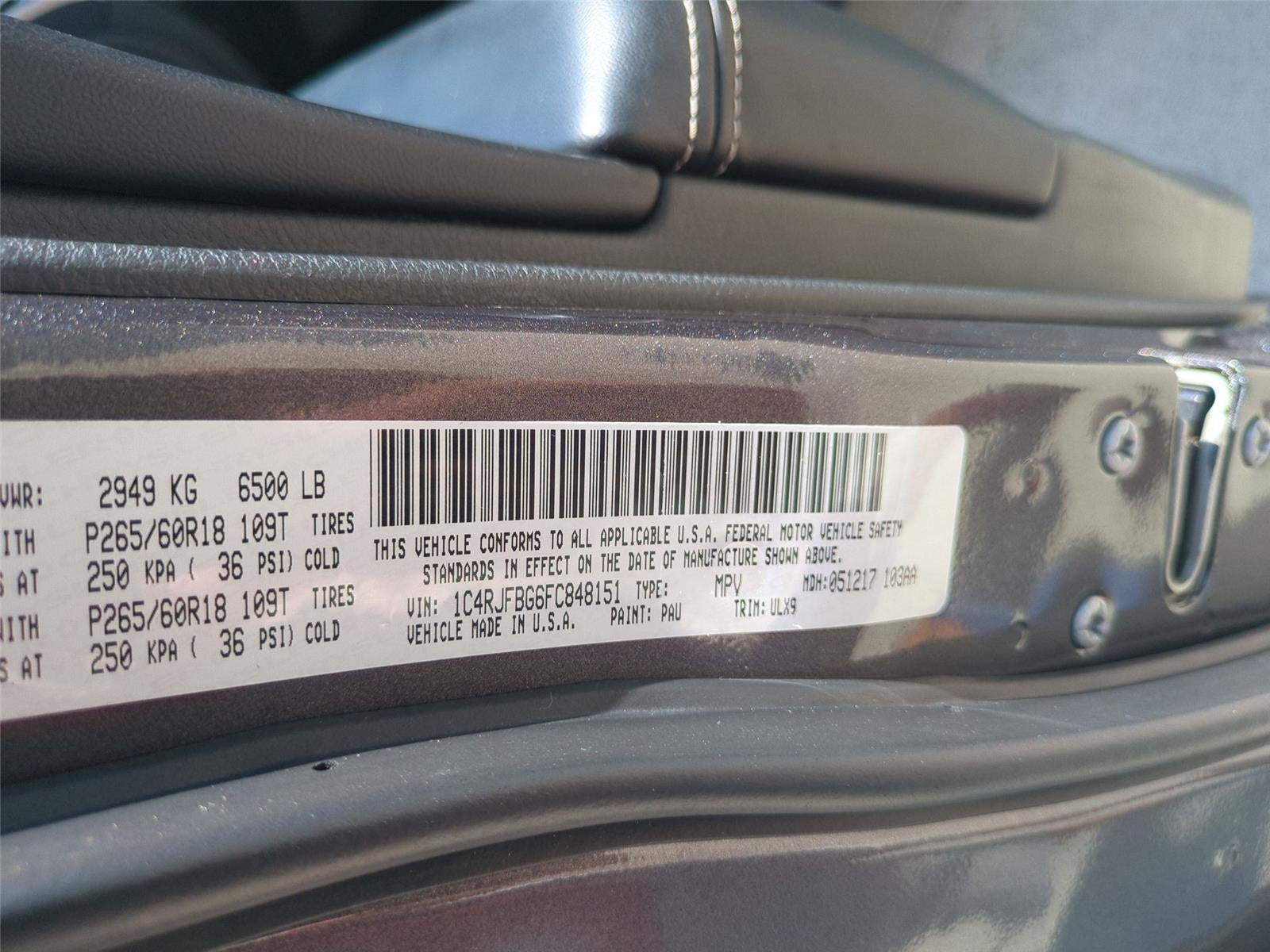 2015 Jeep Grand Cherokee Limited