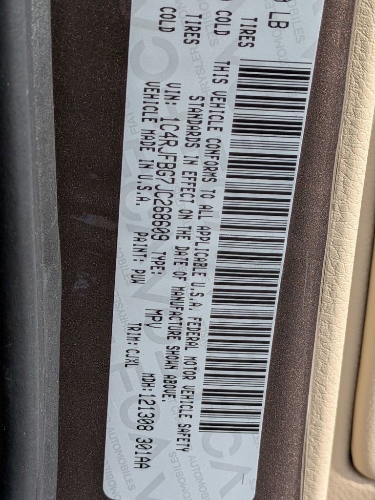 2018 Jeep Grand Cherokee Limited 4x4