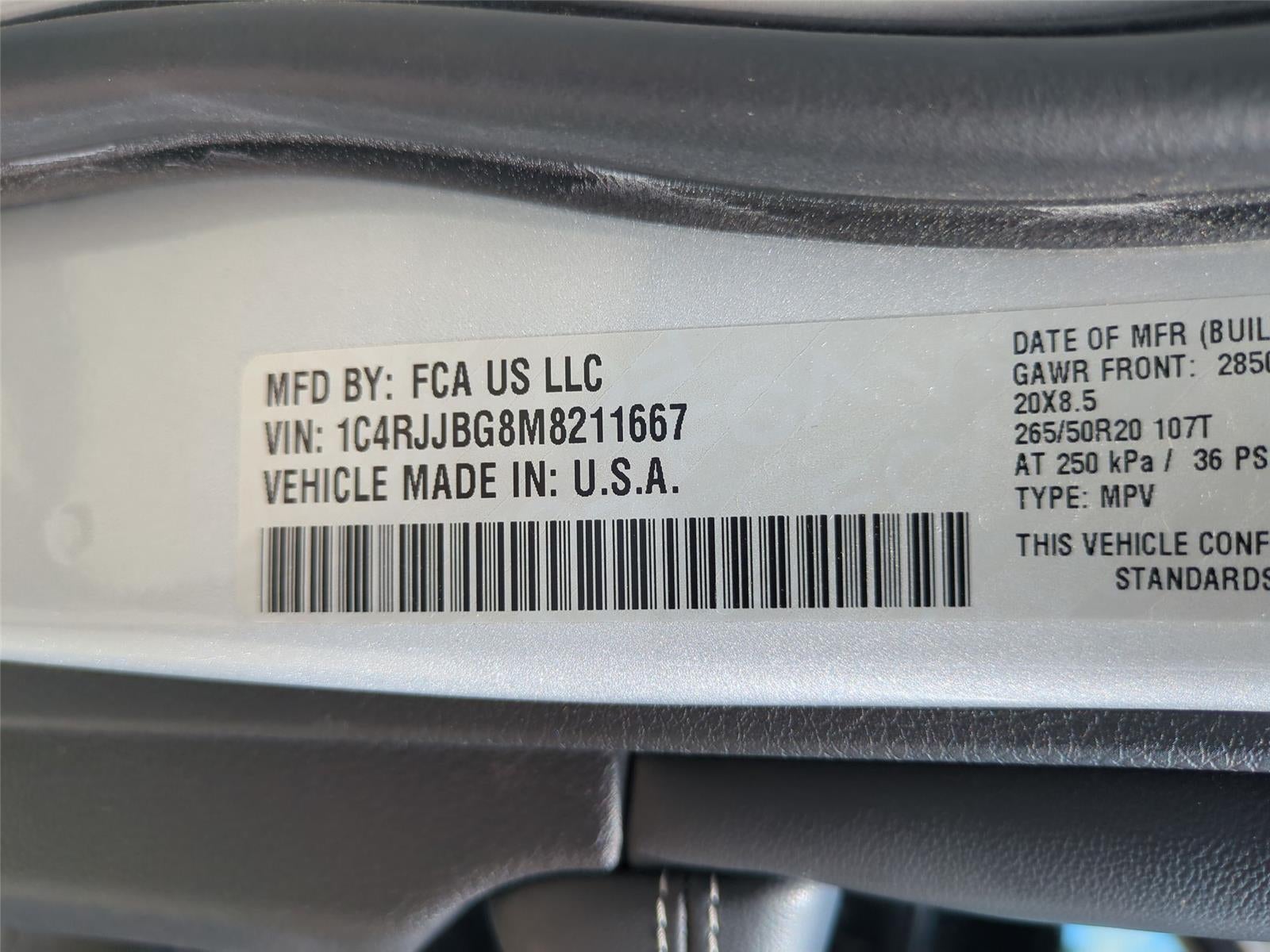 2021 Jeep Grand Cherokee L Limited 4x2