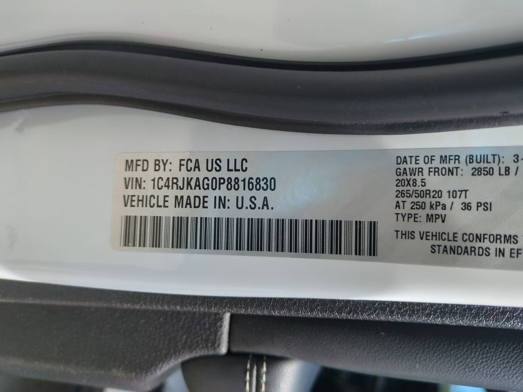 2023 Jeep Grand Cherokee L Altitude 4x4
