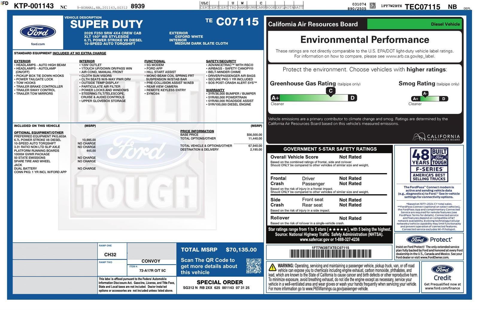 2026 Ford Super Duty F-250 SRW XL