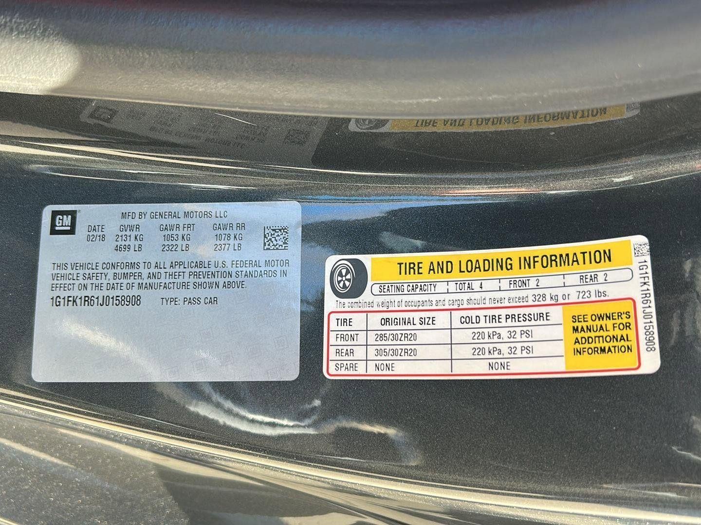 2018 Chevrolet Camaro ZL1