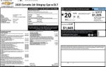 2020 Chevrolet Corvette Stingray 3LT