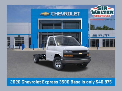 2026 Chevrolet Express Cutaway 3500 1WT