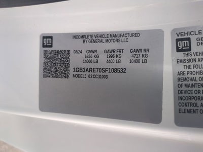 2025 Chevrolet Silverado 3500 HD Chassis Cab Work Truck