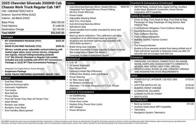 2025 Chevrolet Silverado 3500 HD Chassis Cab Work Truck