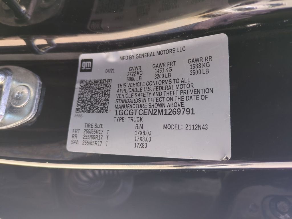 2021 Chevrolet Colorado 4WD LT