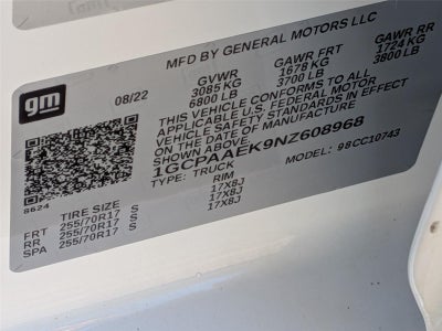 2022 Chevrolet Silverado 1500 WT