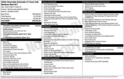 2026 Chevrolet Colorado LT