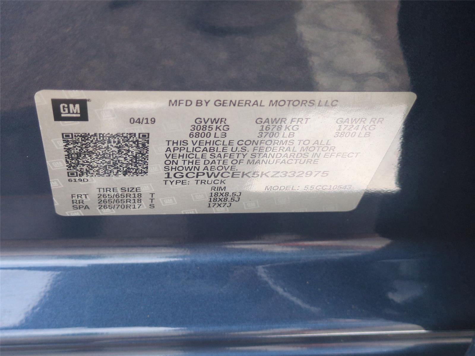 2019 Chevrolet Silverado 1500 LT
