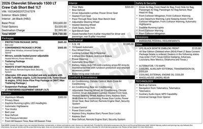 2026 Chevrolet Silverado 1500 LT