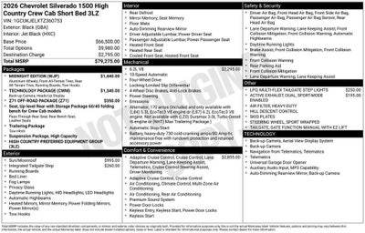 2026 Chevrolet Silverado 1500 High Country