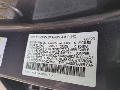 2020 Honda Accord Touring