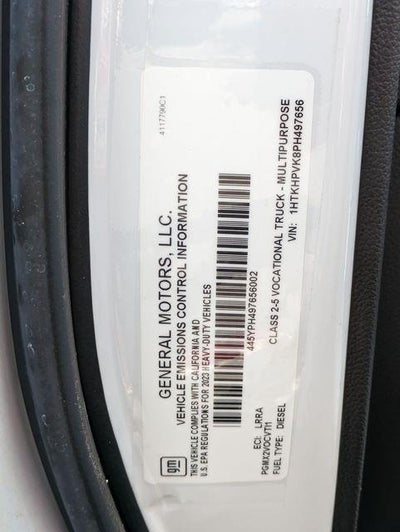 2023 Chevrolet Silverado 5500 HD Work Truck