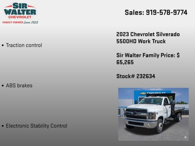 2023 Chevrolet Silverado 5500 HD Work Truck