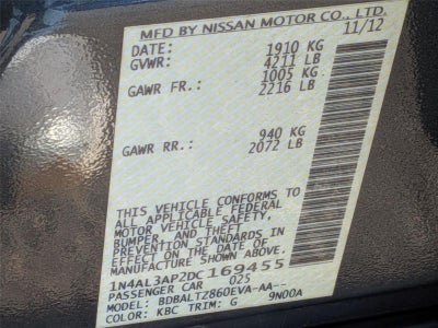 2013 Nissan Altima 2.5 SV