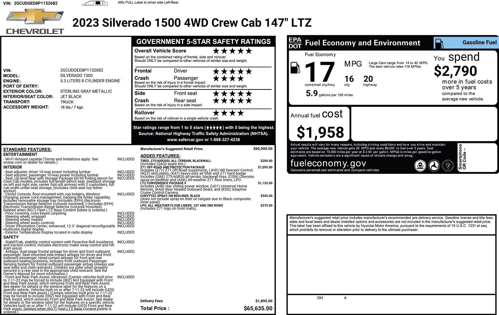 2023 Chevrolet Silverado 1500 LTZ