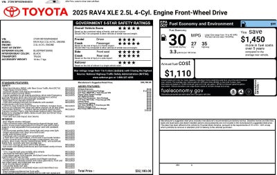 2025 Toyota RAV4 XLE