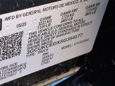 2025 Chevrolet Silverado 1500 Custom Trail Boss