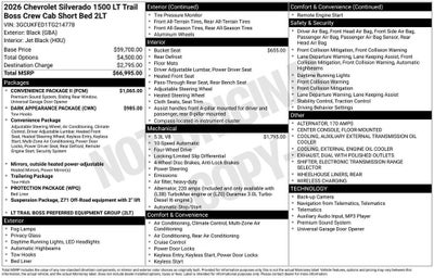 2026 Chevrolet Silverado 1500 LT Trail Boss