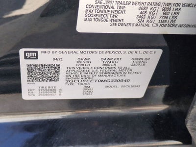2021 Chevrolet Silverado 1500 RST