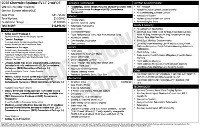 2026 Chevrolet Equinox EV LT