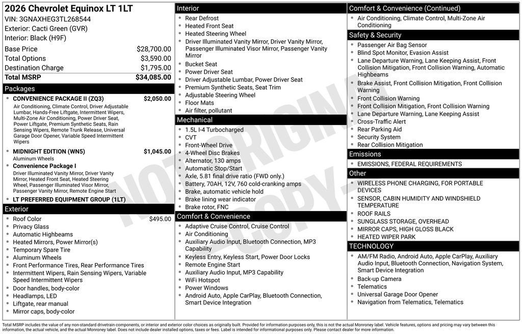 2026 Chevrolet Equinox LT