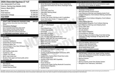 2026 Chevrolet Equinox LT