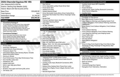 2026 Chevrolet Equinox RS