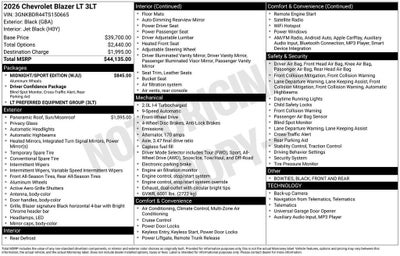 2026 Chevrolet Blazer 3LT