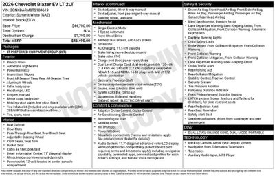 2026 Chevrolet Blazer EV LT