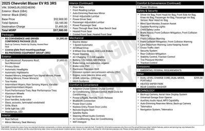 2025 Chevrolet Blazer EV RS