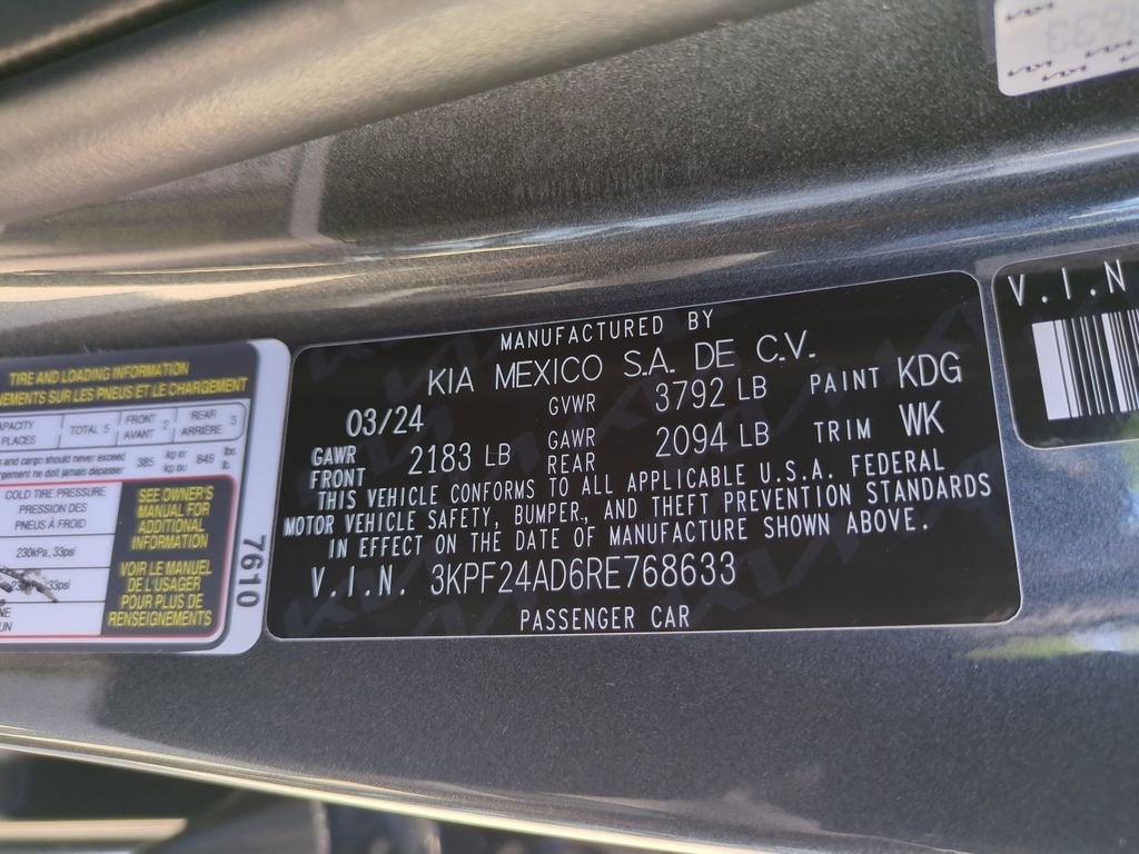 2024 Kia Forte LXS