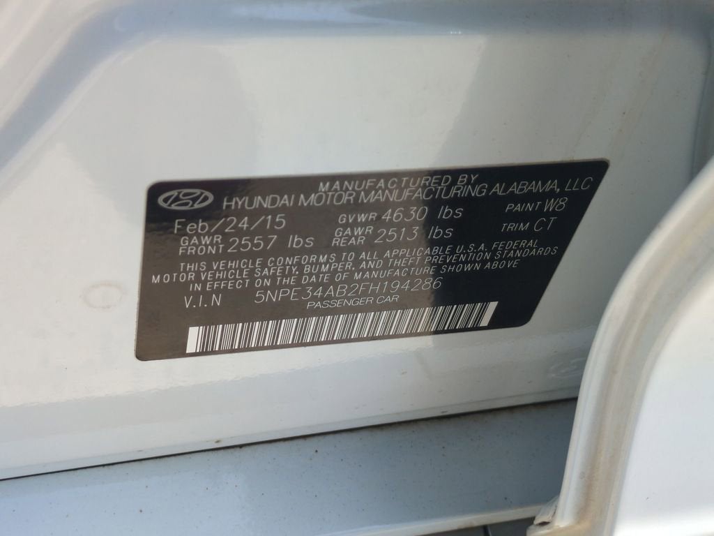2015 Hyundai Sonata Limited 2.0T