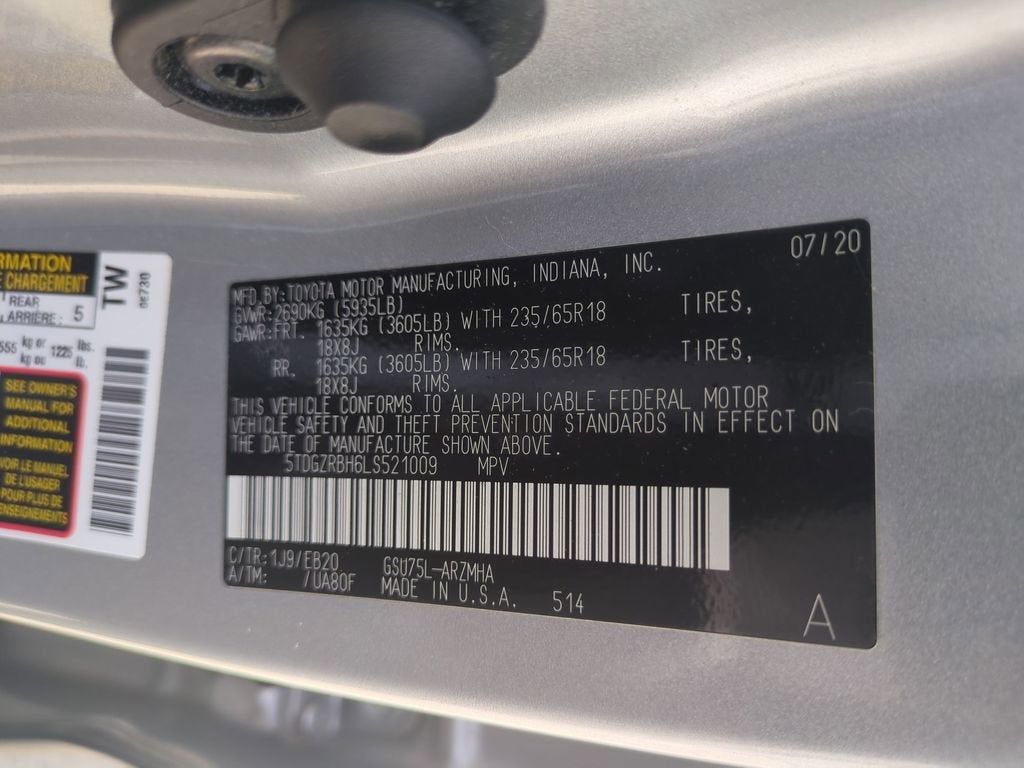 2020 Toyota Highlander XLE