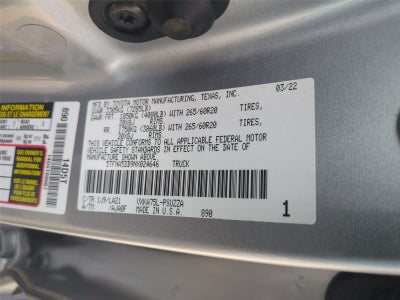 2022 Toyota Tundra Platinum