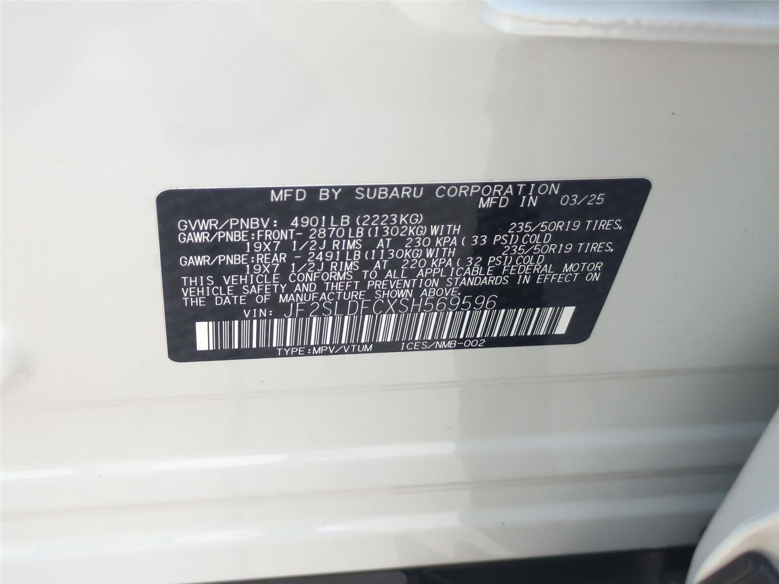 2025 Subaru Forester Sport