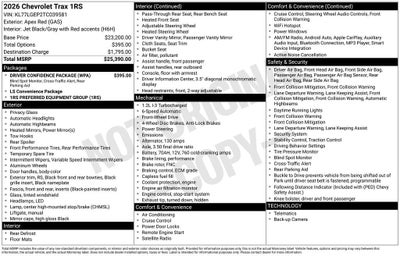 2026 Chevrolet Trax 1RS