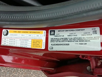 2022 Chevrolet Spark LS Manual